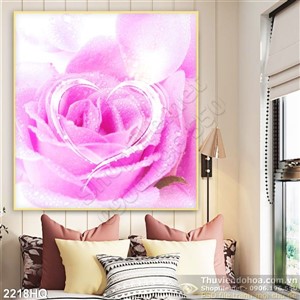 Tranh hoa hồng nghệ thuật đẹp