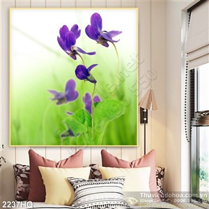 Tranh hoa lá trang trí nghệ thuật treo tường