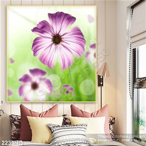 Tranh hoa lá trang trí nghệ thuật