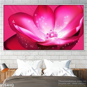 Tranh hoa tulip đẹp nghệ thuật