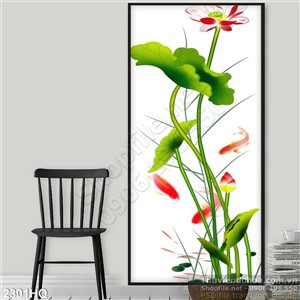 Tranh hoa Sen phong thủy treo tường