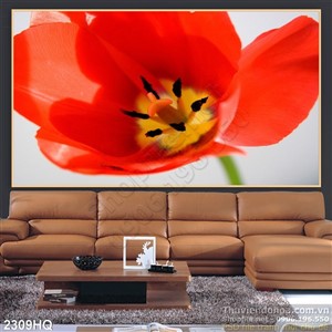 Tranh hoa Mỹ Nhân trang trí treo tường