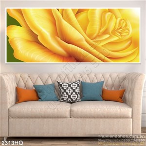 Tranh hoa hồng treo tường độc đáo