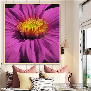 Tranh hoa Cúc treo tường đẹp