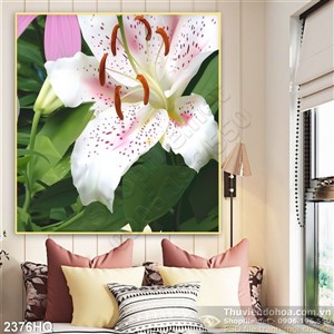 Tranh hoa lá trang trí đẹp