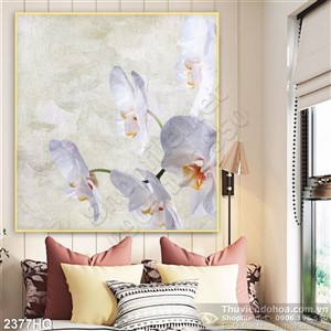 Tranh hoa Lan trang trí đẹp
