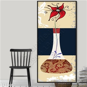 Tranh hoa lá trang trí đẹp độc đáo