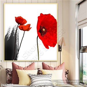 Tranh hoa Mỹ Nhân đẹp độc đáo