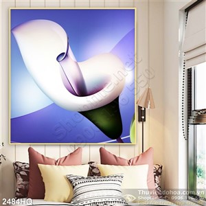 Tranh hoa Vân Môn dán tường đẹp