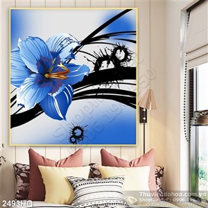 Tranh hoa lá trang trí đẹp độc đáo