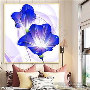 Tranh hoa lá trang trí treo tường