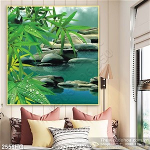 Tranh hoa lá trang trí đẹp