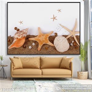 Tranh hoa lá treo tường phòng ngủ