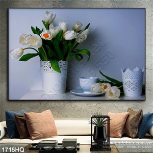 Tranh hoa lá trang trí tường đẹp