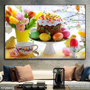 Tranh hoa tulip trang trí treo tường đẹp