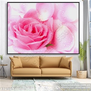 Tranh hoa hồng treo tường đẹp