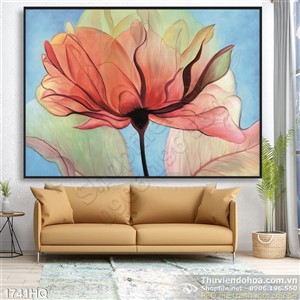 Tranh hoa sơn dầu hiện đại