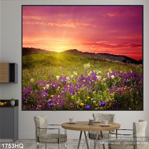 Tranh hoa lá trang trí treo tường độc đáo