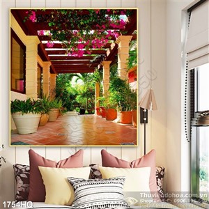 Tranh hoa lá treo tường đẹp