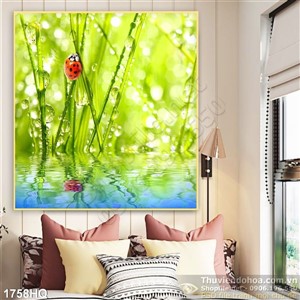 Tranh hoa lá trang trí tường đẹp