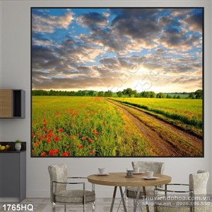 Tranh hoa lá treo tường đẹp