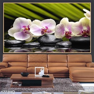 Tranh hoa lan treo tường đẹp