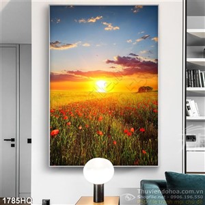 Tranh hoa lá trang trí tường đẹp