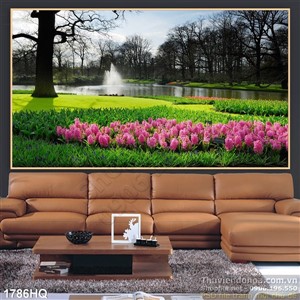 Tranh hoa  tulip Châu Âu