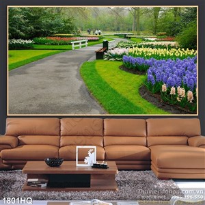 Tranh hoa lá Châu Âu