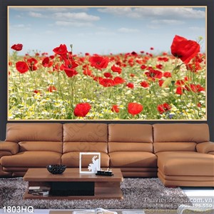 Tranh hoa lá treo tường đẹp