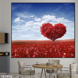 Tranh hoaValentine nghệ thuật