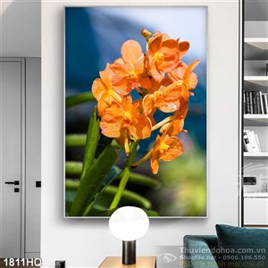 Tranh hoa lan trang trí treo tường đẹp