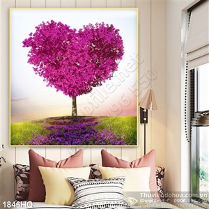 Tranh hoa Valentine đẹp