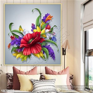 Tranh hoa nghệ thuật đẹp