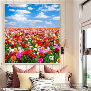 Tranh hoa tulip đẹp độc đáo