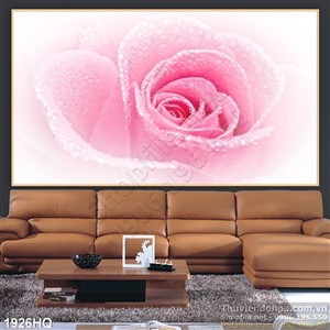 Tranh hoa hồng hiện địa treo tường đẹp