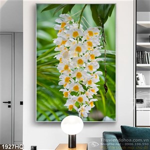 Tranh hoa lá trang trí đẹp