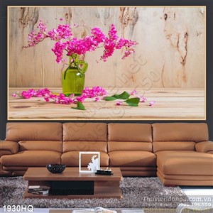 Tranh hoa Tigôn trang trí treo tường