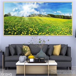 Tranh hoa lá trang trí đẹp