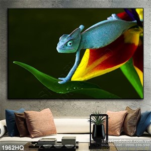 Tranh hoa lá treo tường phòng bếp