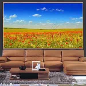 Tranh hoa nền thiên nhiên