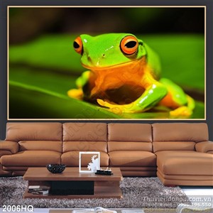 Tranh hoa lá trang trí phòng ngủ đẹp