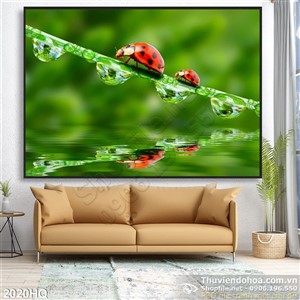 Tranh hoa lá trang trí treo tường