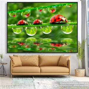 Tranh hoa lá trang trí phòng đẹp