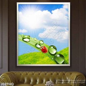 Tranh hoa lá độc đáo đẹp