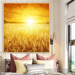 Tranh hoa lá trang trí treo tường đẹp