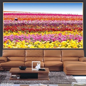 Tranh hoa tulip đẹp độc đáo