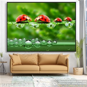 Tranh hoa lá nghệ thuật đẹp