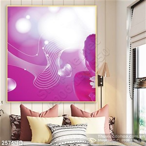 Tranh hoa hồng dán tường đẹp