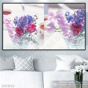 Tranh hoa lá nghệ thuật đẹp độc đáo